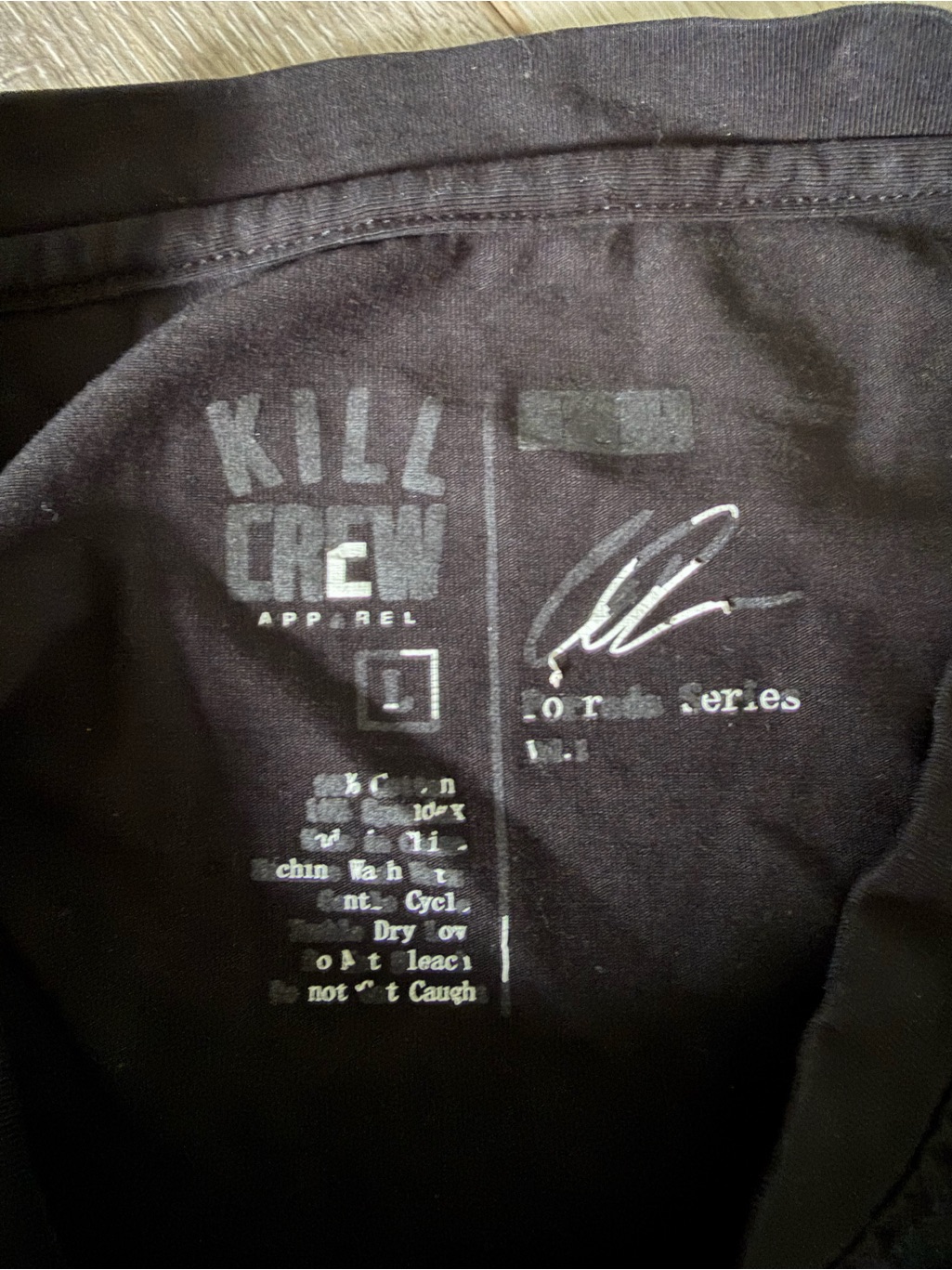 Kill Crew Wolves Eat Black Graphic Tee — image 3 of 5